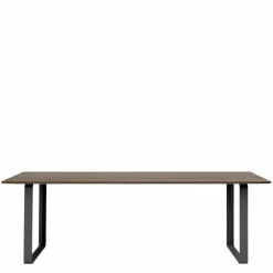 Discount 70/70 Eettafel Gerookt Massief Eiken Eettafels