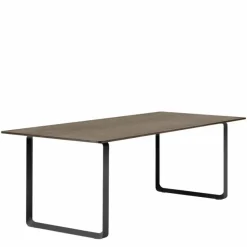 Discount 70/70 Eettafel Gerookt Massief Eiken Eettafels