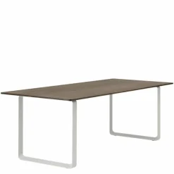 Discount 70/70 Eettafel Gerookt Massief Eiken Eettafels