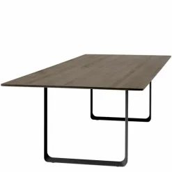 Discount 70/70 Eettafel Gerookt Massief Eiken Eettafels