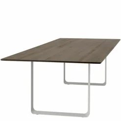 Discount 70/70 Eettafel Gerookt Massief Eiken Eettafels