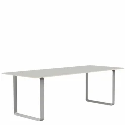 Discount 70/70 Grijs Linoleum Eettafel Eettafels