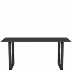 Discount 70/70 Zwart Linoleum Eettafel Eettafels
