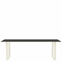 Discount 70/70 Zwart Linoleum Eettafel Eettafels