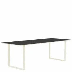 Discount 70/70 Zwart Linoleum Eettafel Eettafels