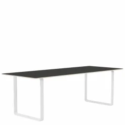 Discount 70/70 Zwart Linoleum Eettafel Eettafels