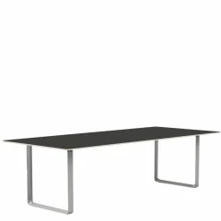 Discount 70/70 Zwart Linoleum Eettafel Eettafels
