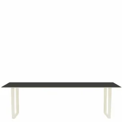 Discount 70/70 Zwart Linoleum Eettafel Eettafels