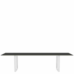 Discount 70/70 Zwart Linoleum Eettafel Eettafels