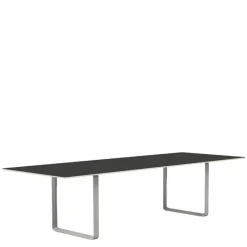 Discount 70/70 Zwart Linoleum Eettafel Eettafels