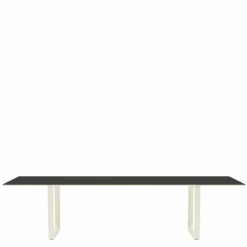 Discount 70/70 Zwart Linoleum Eettafel Eettafels