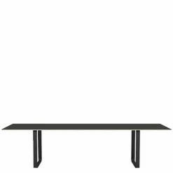 Discount 70/70 Zwart Linoleum Eettafel Eettafels