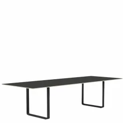 Discount 70/70 Zwart Linoleum Eettafel Eettafels