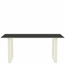 Discount 70/70 Zwart Linoleum Eettafel Eettafels