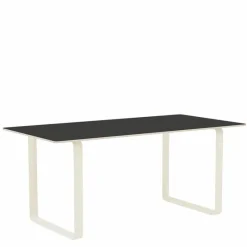 Discount 70/70 Zwart Linoleum Eettafel Eettafels