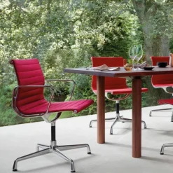 Outlet Aluminium Chair EA 104, draaibaar Eetkamerstoelen