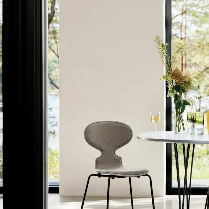 Best Ant Stoel gestoffeerd, Vier Poten Eetkamerstoelen