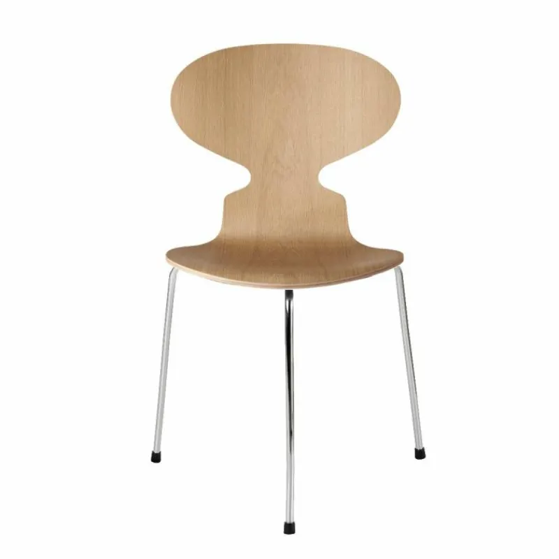 Hot Ant Stoel Naturel Fineer, Drie Poten Eetkamerstoelen