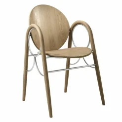 New Arkade Stoel Geolied Eiken Eetkamerstoelen