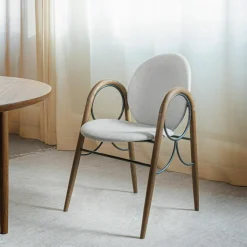 New Arkade Stoel Geolied Eiken Eetkamerstoelen