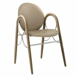 New Arkade Stoel Geolied Eiken Eetkamerstoelen