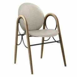 New Arkade Stoel Geolied Eiken Eetkamerstoelen