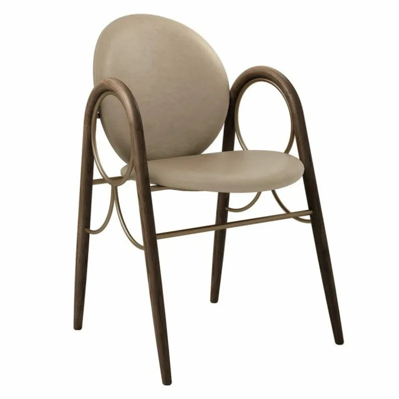 Arkade Stoel Gerookt Eiken Eetkamerstoelen