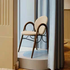 Arkade Stoel Gerookt Eiken Eetkamerstoelen