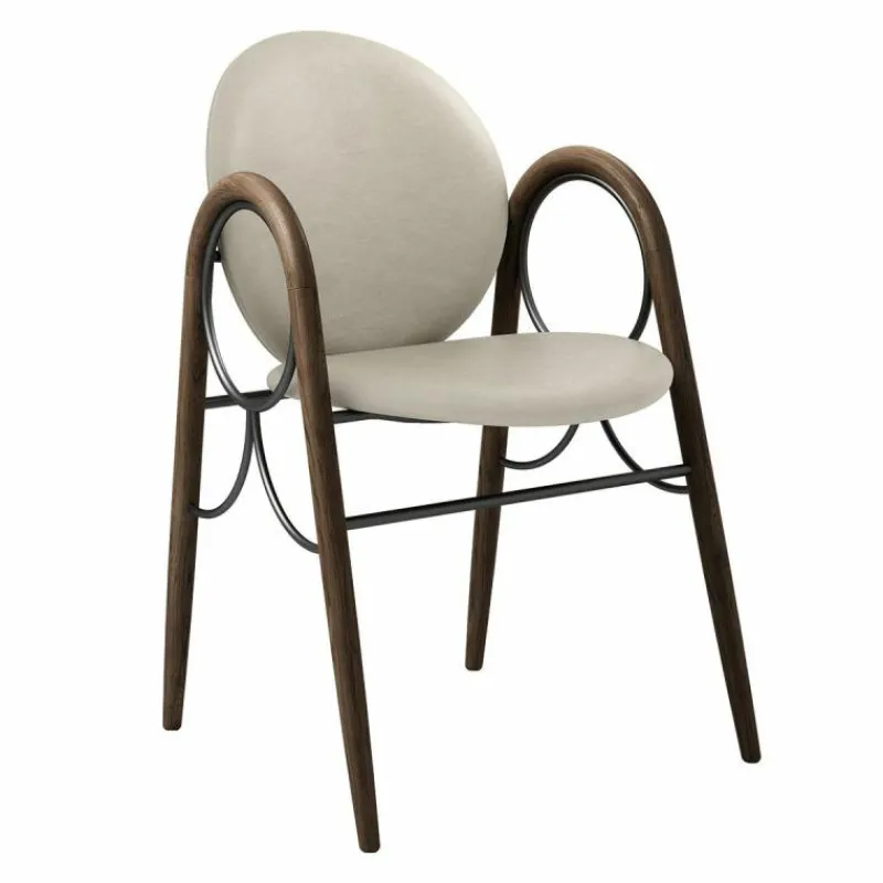 Arkade Stoel Gerookt Eiken Eetkamerstoelen