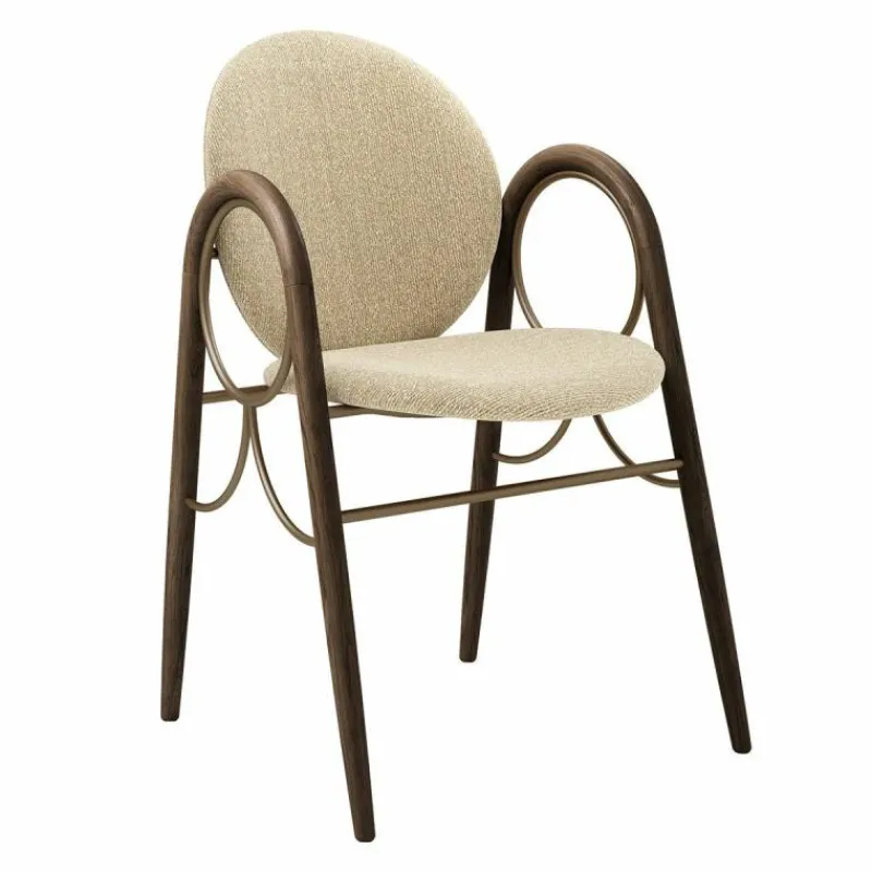 Arkade Stoel Gerookt Eiken Eetkamerstoelen