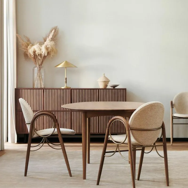 Arkade Stoel Gerookt Eiken Eetkamerstoelen