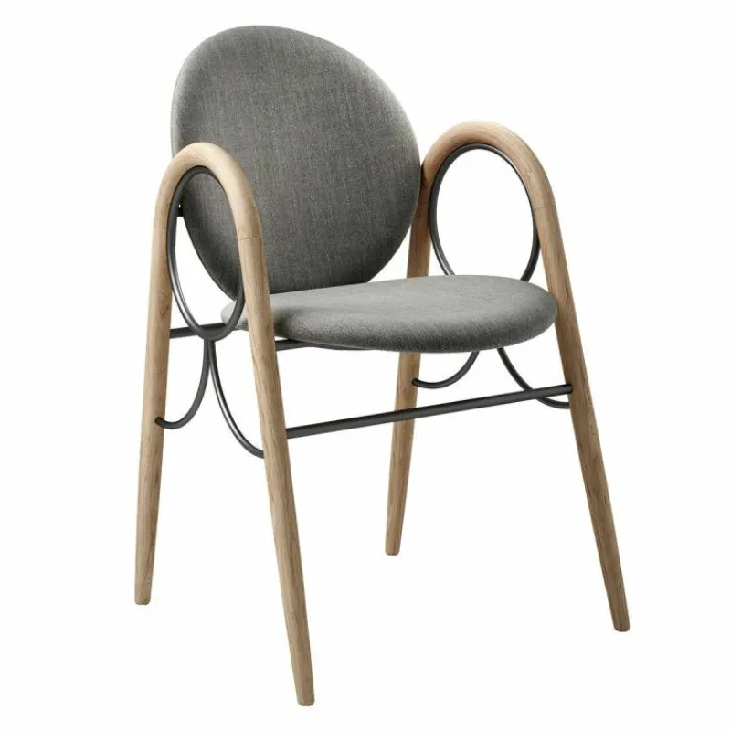 Online Arkade Stoel Wit Geolied Eiken Eetkamerstoelen
