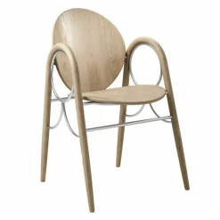 Online Arkade Stoel Wit Geolied Eiken Eetkamerstoelen