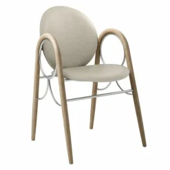 Online Arkade Stoel Wit Geolied Eiken Eetkamerstoelen