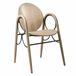 Online Arkade Stoel Wit Geolied Eiken Eetkamerstoelen
