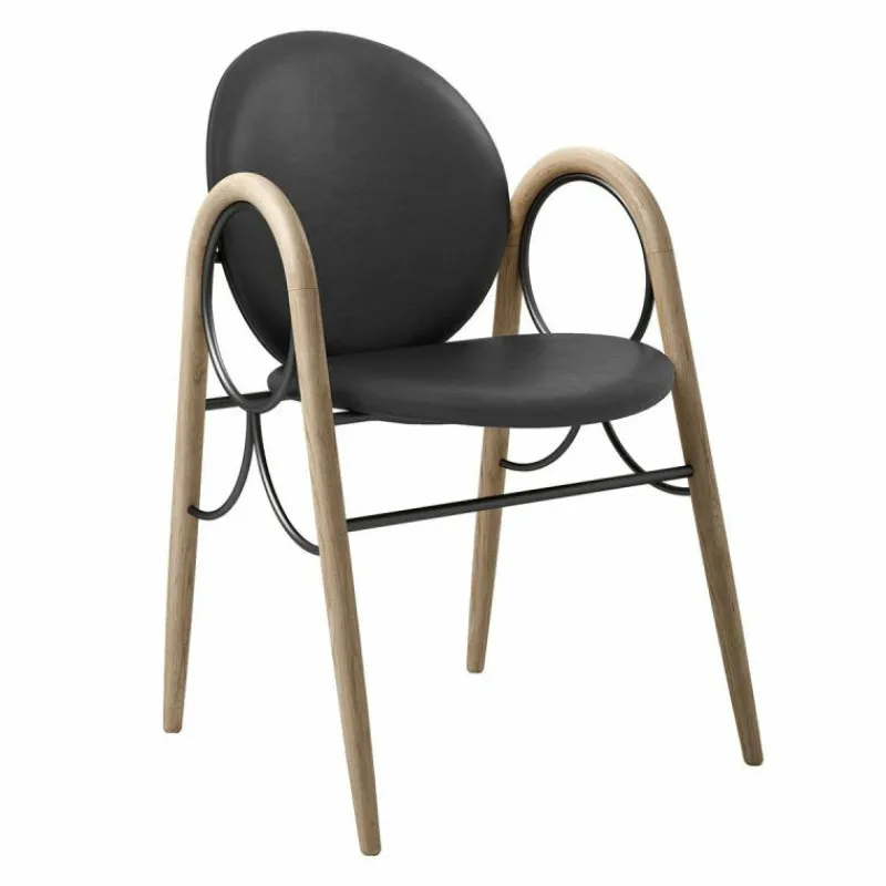 Online Arkade Stoel Wit Geolied Eiken Eetkamerstoelen