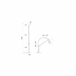 Clearance Ayno Vloerlamp Booglampen|Vloerlampen