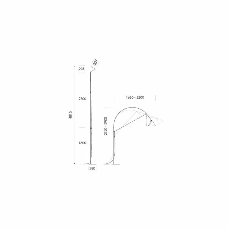 Clearance Ayno Vloerlamp Booglampen|Vloerlampen