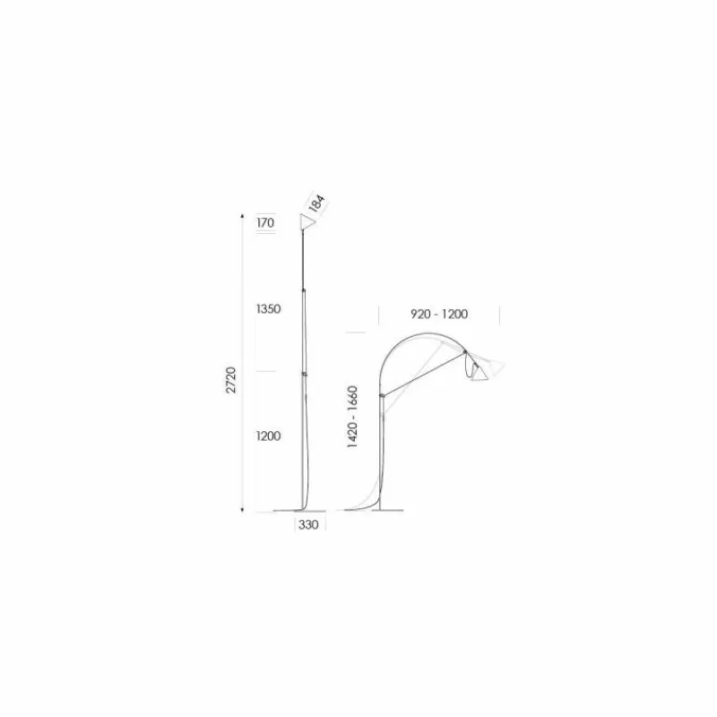 Clearance Ayno Vloerlamp Booglampen|Vloerlampen