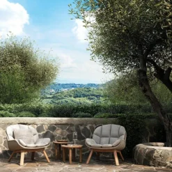 Clearance Barrel Loungestoel Tuin Fauteuils|Loungestoelen