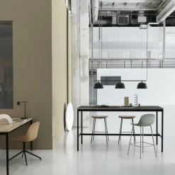 Base High Tafel Zwart Wandtafels|Bartafels