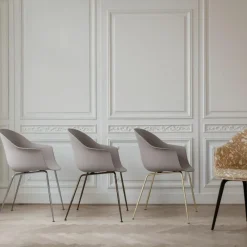 Sale Bat Stoel Chroom Onderstel Eetkamerstoelen