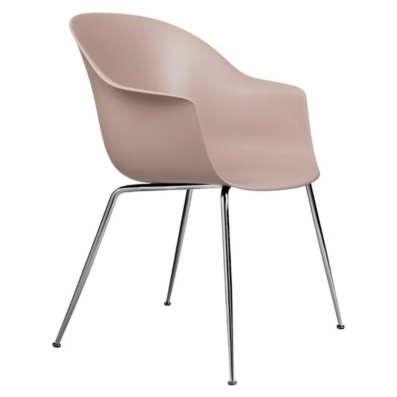 Sale Bat Stoel Chroom Onderstel Eetkamerstoelen