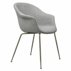 Clearance Bat Stoel Gestoffeerd Antiek Messing Onderstel Eetkamerstoelen