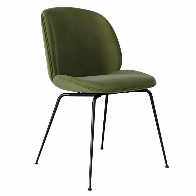 Discount Beetle Stoel, mat zwart onderstel Eetkamerstoelen