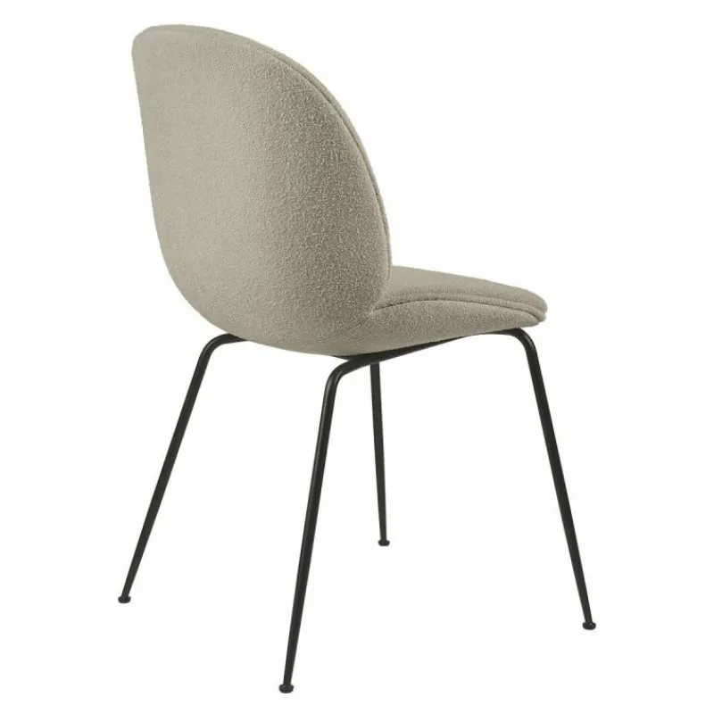 Discount Beetle Stoel, mat zwart onderstel Eetkamerstoelen