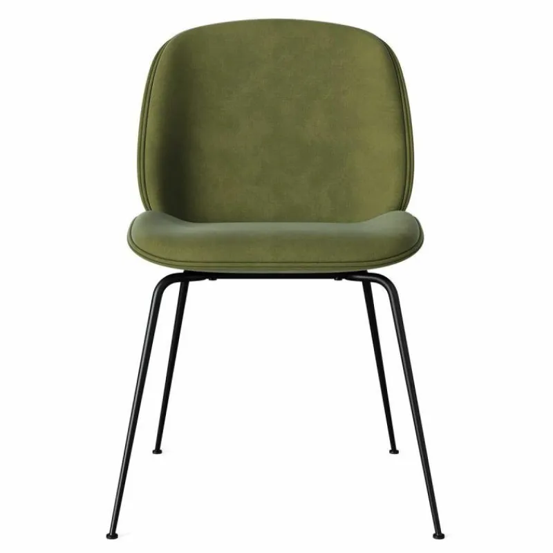 Discount Beetle Stoel, mat zwart onderstel Eetkamerstoelen