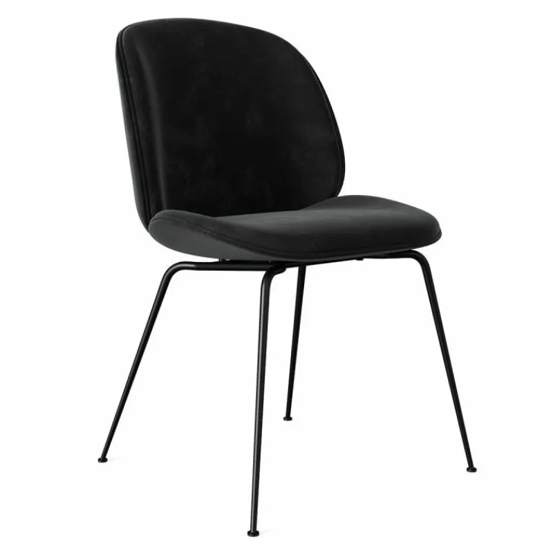 Discount Beetle Stoel, mat zwart onderstel Eetkamerstoelen