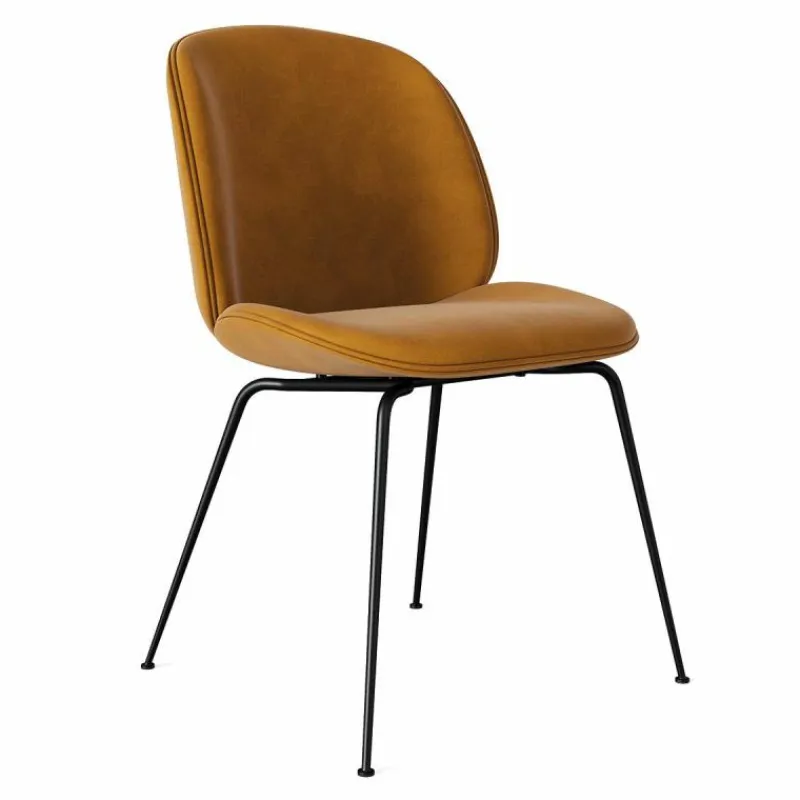 Discount Beetle Stoel, mat zwart onderstel Eetkamerstoelen