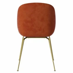 Hot Beetle Stoel, semi-mat messing onderstel Eetkamerstoelen